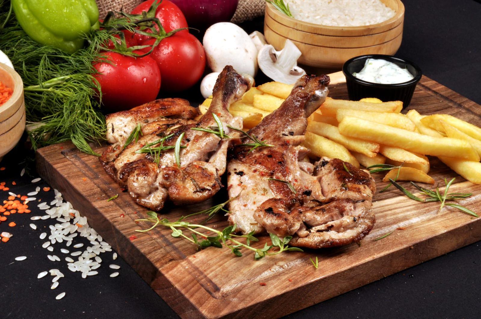 Pulpe de pui la grătar